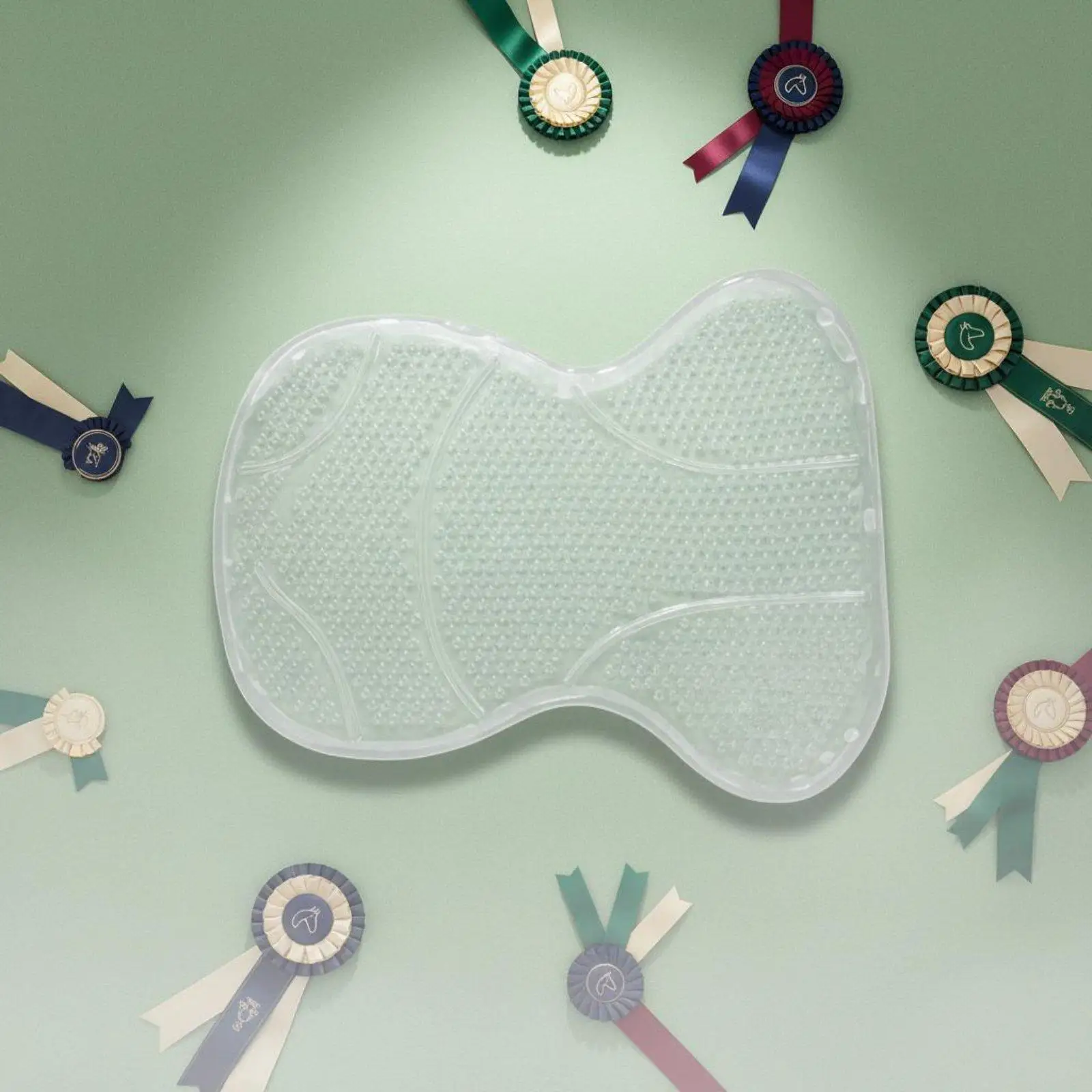 Silicone Gel Saddle Pad Easy to Clean Shock Absorbing Saddle Pad Quick-Drying