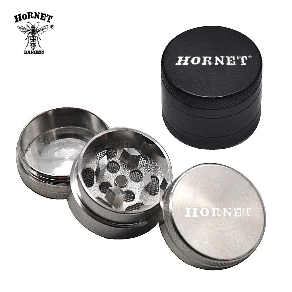 HORNET Mini Style Zinc Alloy Tobaco Herb Grinders 30MM Portable Metal Hard Top Fumar Herb Miller Accesorios Para Fumar