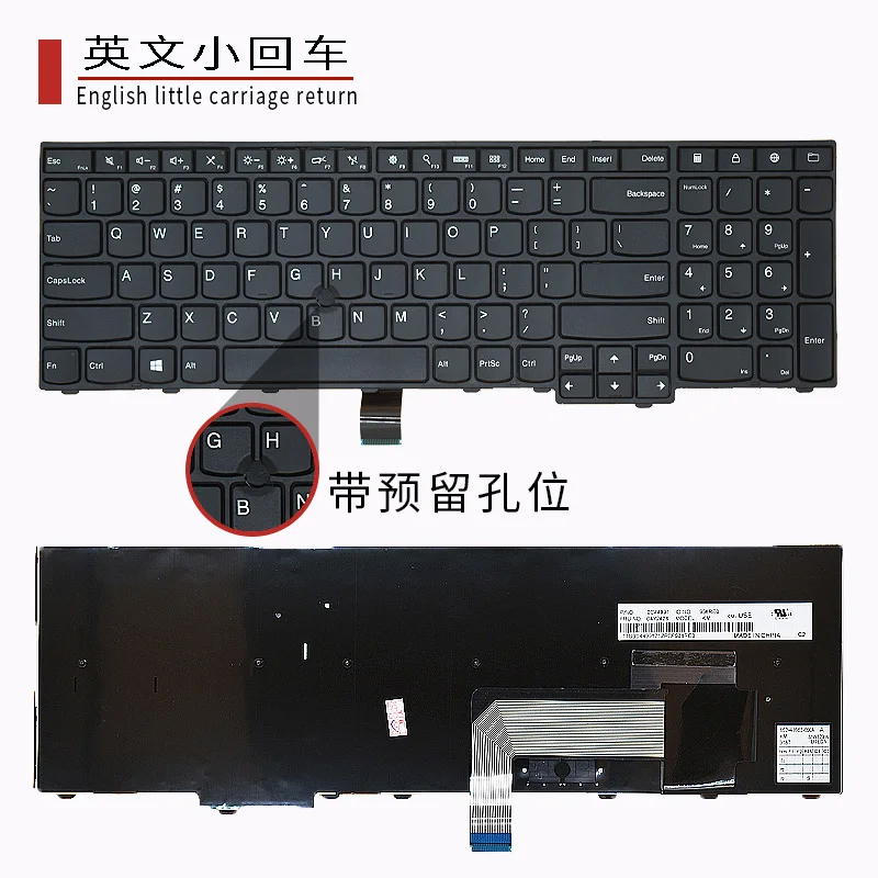 For Lenovo IBM E531 E540 L540 W540 T540P W541 Notebook Keyboard T550