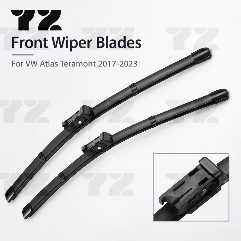 YZ Front Wiper Blades For VW Atlas Teramont 2017-2023 Windshield Windscreen Replacement 26" 21" Durable Car Accessories