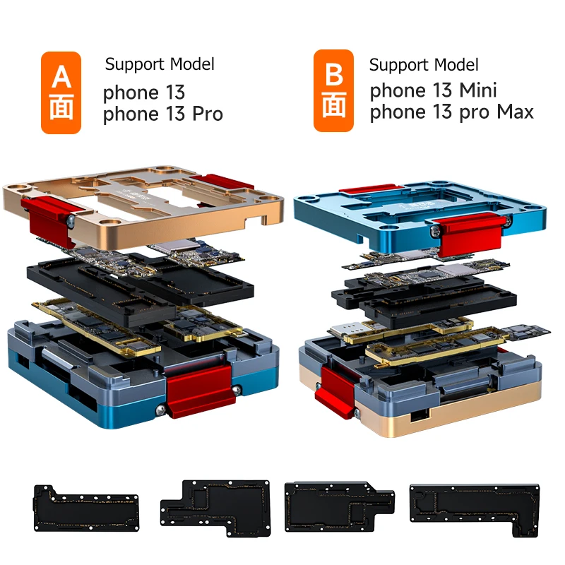 XZZ iScoket scheda madre dispositivo di prova telaio centrale per iPhone X XS 11 Pro Max 12 mini 13 Pro MAX 14 15 Plus Tester scheda logica