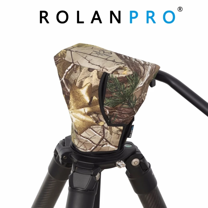 ROLANPRO Tripod Head Protective Cover Rain Cover Raincoat For Sachtler FSB-8 /8T FSB-10 ACE XL Fluid Head Hydraulic Tripod Head