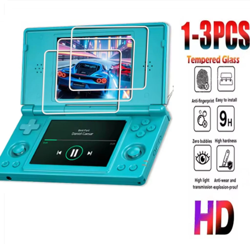 2IN1 9H HD Tempered Glass For Anbernic RG DS Handheld Game Console ON AnbernicRGDS RGDS 4inch Screen Protector Cover Film