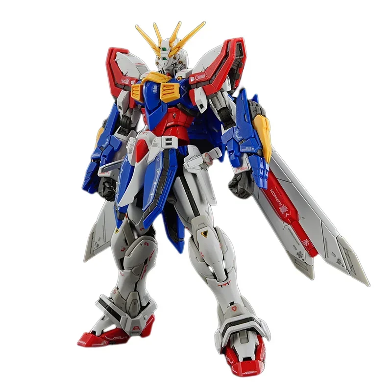 Bandai Origina RG 1/144 Gundam GF โมเดลประกอบ13-017NJII ตุ๊กตาขยับแขนขาได้อนิเมะของเล่นสะสมของขวัญวันหยุดวันหยุดสำหรับเด็ก