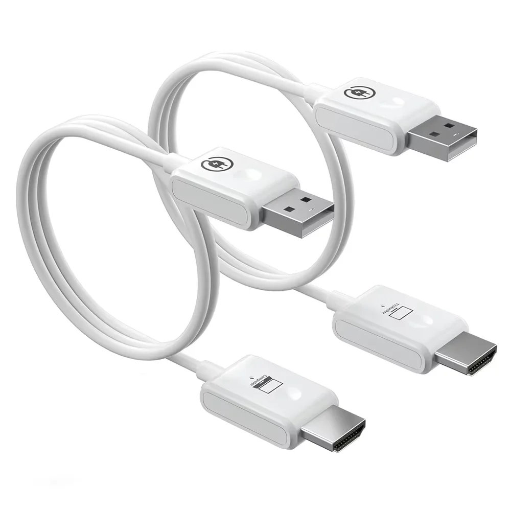 

100FT/30M Wireless HDMI-compatible Transmitter and Receiver 1080p@60Hz Plug & Play Stream Video from PC Laptop to TV/Projector