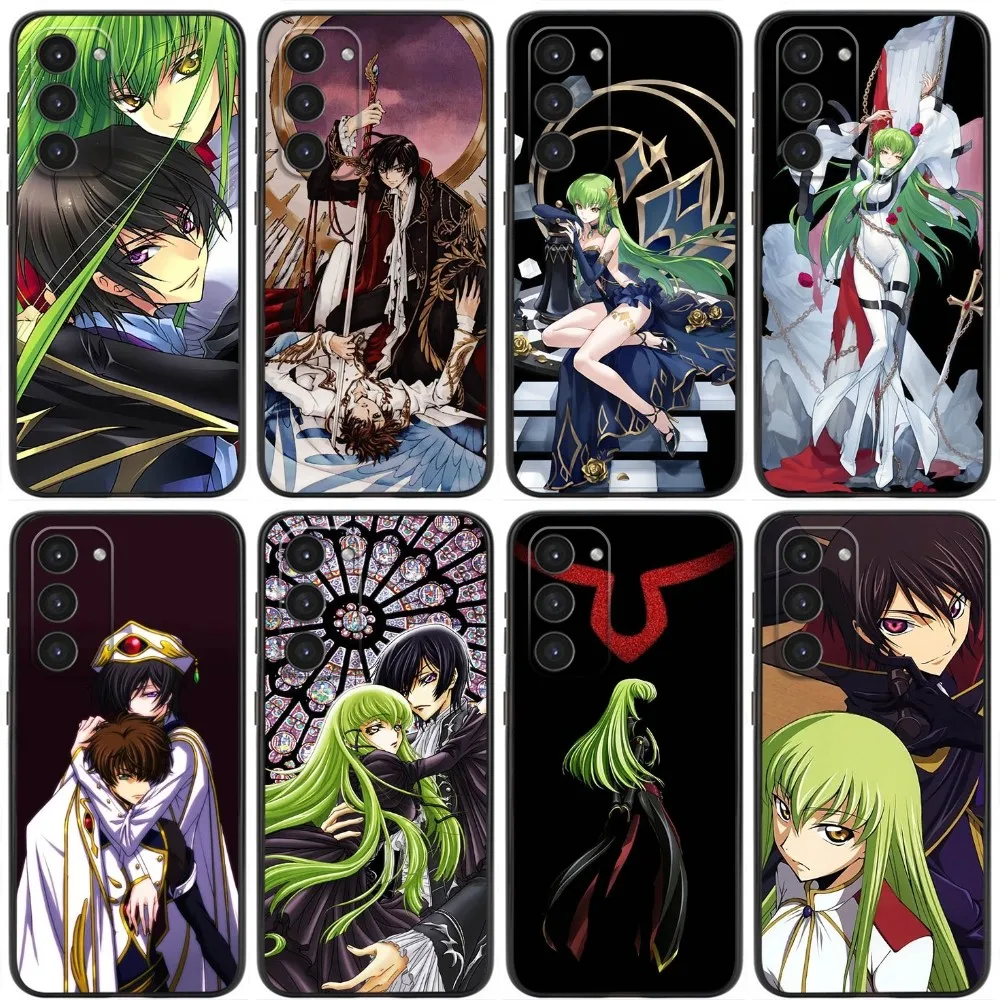 Anime Code G-Geass Phone Case For Samsung Galaxy A20,A21s,A22,A31,A32,A52,A53,A72,73,A80,A91 Soft Liquid Silicone Black Cover