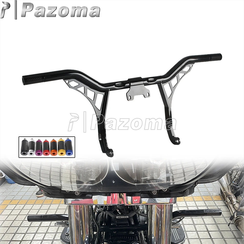 

PAZOMA Motorcycle Engine Crash Bar For Harley Touring FLHR FLHP FLHRXS Classic FLHRC Freewheeler FLRT CVO FLHXSE FLTRUSE