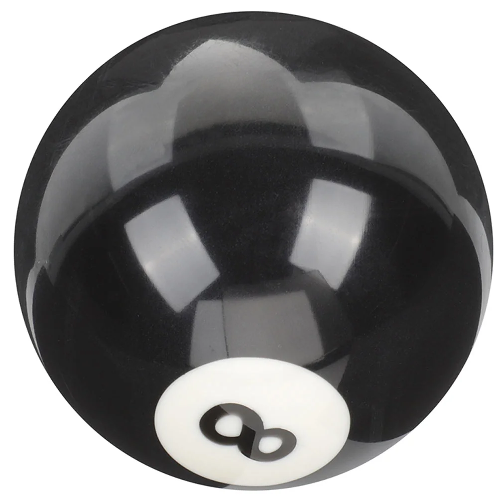 

Billiards Black Eight Ball Wear-resistant Pool Large Resin Cue Replaceable Accessories