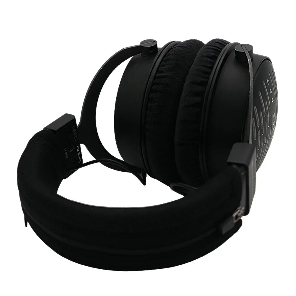 

Earphone Zipper knitted fabric Headphone Head Beam Cover for Beyerdynamic DT1990 Pro headband protective cover.