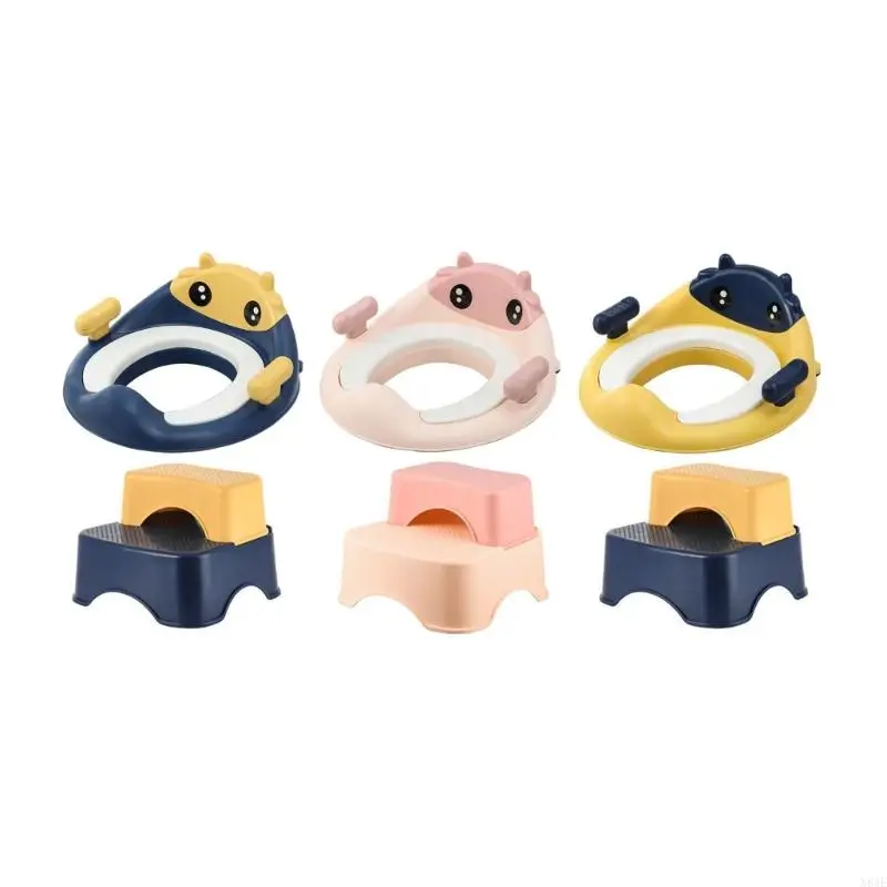 

N84E Soft PU Potty Practice For Toddlers Detachable Toilet Cover With Firm Base Winter Warmth Bathroom Tool