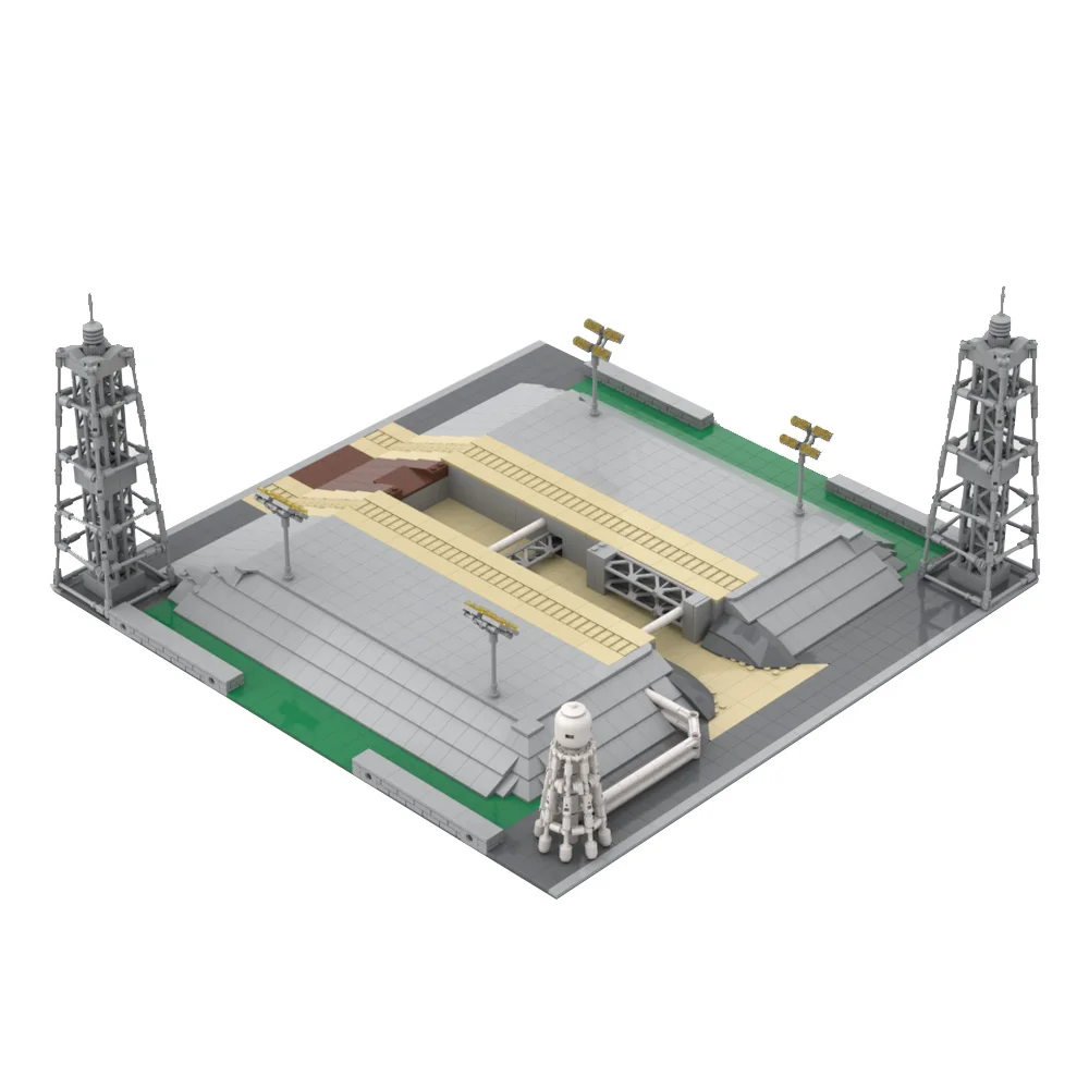 MOC- 193861   NASA Artemis Modulair Ruimtelanceringssysteem Model Bouwstenen Luchtvaart Serie Gemonteerd Baksteen Speelgoed DIY Creatief Cadeau