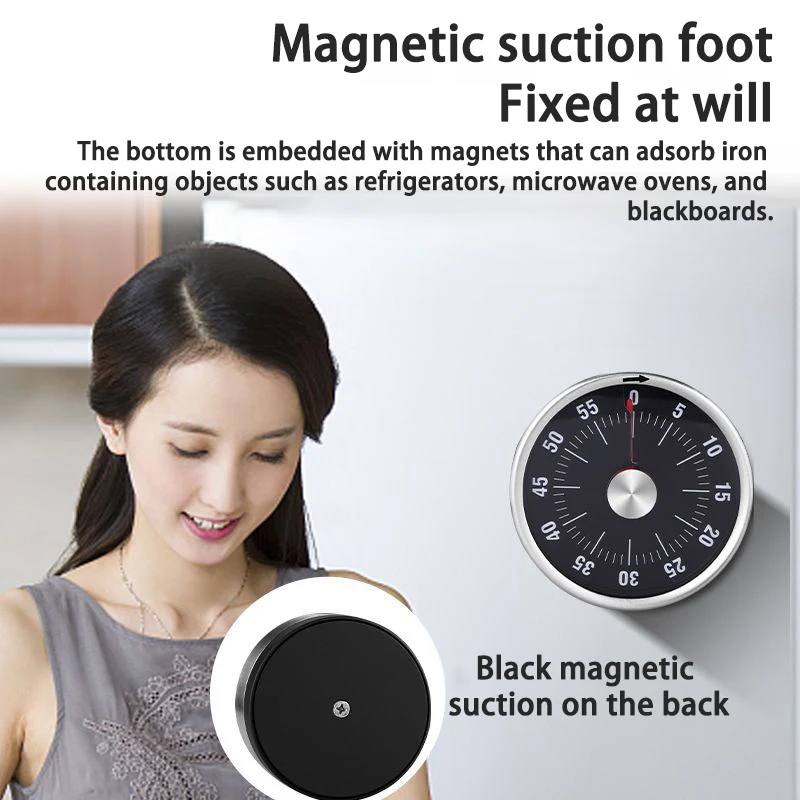Mechanical Kitchen Timers Pomodoro Eggs Cooking Timer Professional Kitchen Cooking Magnetic Digital Timers Desktop Timer Gadgets
