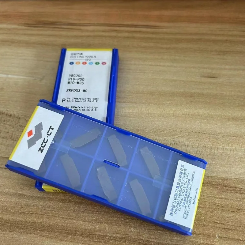 

ZRFD03-MG YBG202/ZRFD03-MG YBG205/ZRFD03-MG YBG302 Токарный инструмент с ЧПУ, лезвия, твердосплавные вставки, режущие инструменты, 10 шт.