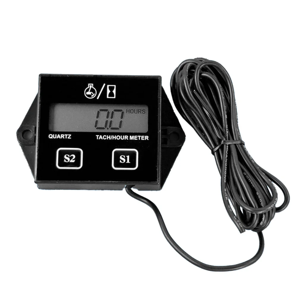 Digital Tachometer and Hour Meter for Small Engine Applications Supports Various Ignition Modes and Features Waterproof Design