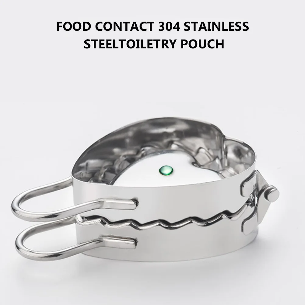 

1pc Stainless Steel Heart-Shaped Dumpling Mold Making Tool Press For Ravioli Wontons Baking Cooking Kitchen Gadgets