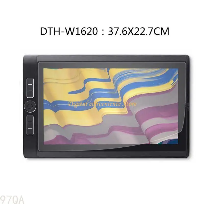

97qa Matte Screction Protector Clear Crack Presect Plam для Wacom Cintiq Графический планшет