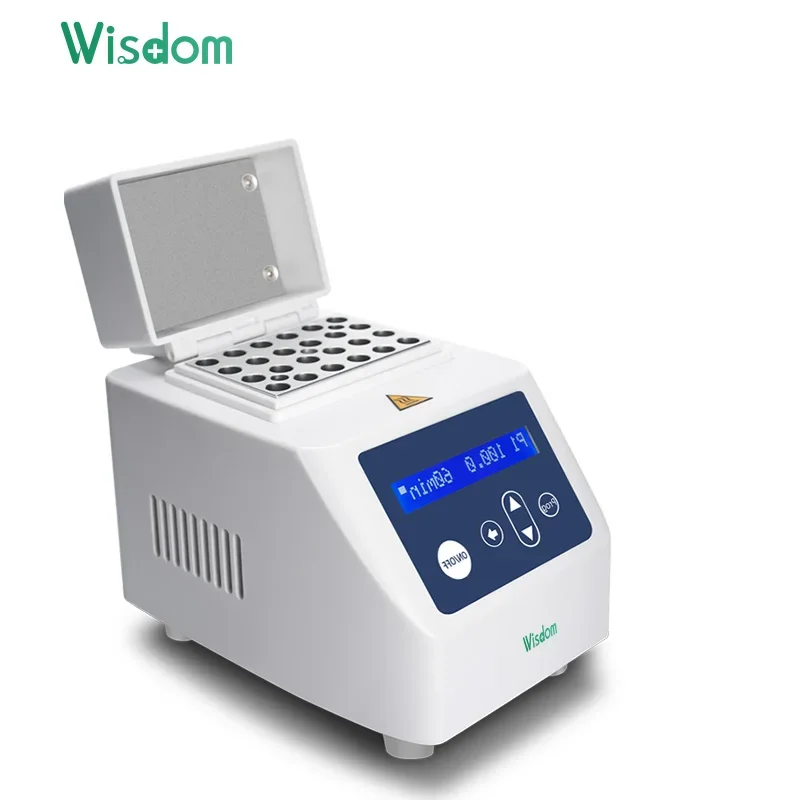 Riscaldatore a blocchi a secco per PCR compatto WISDOM 0-100 ° C±0,5 ° C Precision Magnetico per la ricerca di DNA/protezioni e laboratori accademici e clinici
