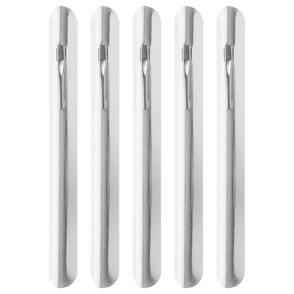 5 Pcs Bread Crumb Scraper Griddle Accessories Metal Stainless Steel Spatula Restaurant Sweeper Portable Heavy Duty