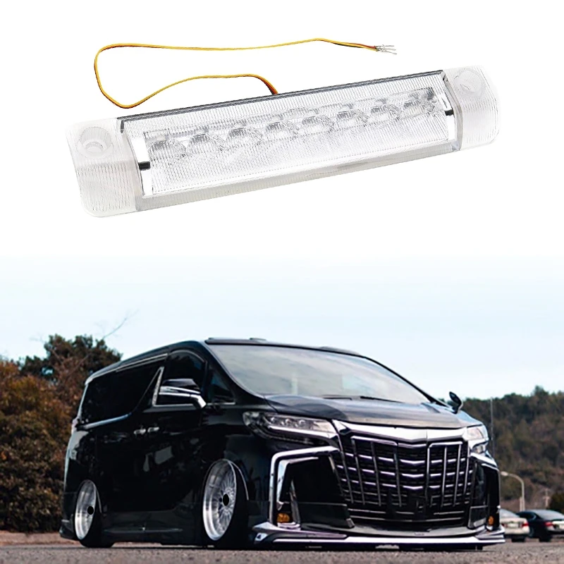 Car LED High Mount Rear Third Brake Light Stop Signal Lamp Red Lamp For Toyota Alphard 30 Series