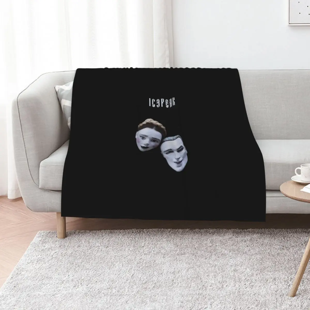 

IC3PEAK Essential T-Shirt Throw Blanket Bed Fashionable Sofa Thermal Decorative Sofa Blankets