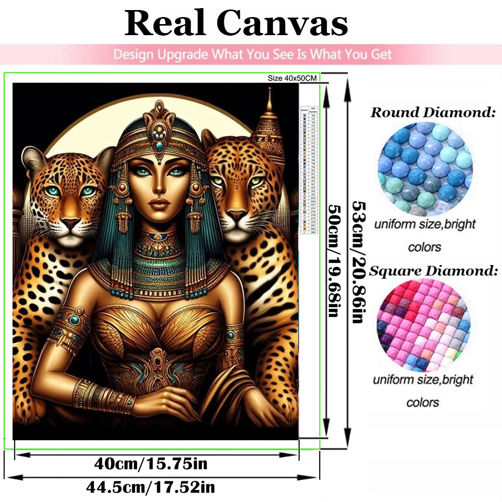 Egyptian Queen,Mermaid,Dragon And Girl,Skull Rose 5D DIY Diamond Painting Kits New 2024 Diamond Mosaic Embroidery Cross Stitch