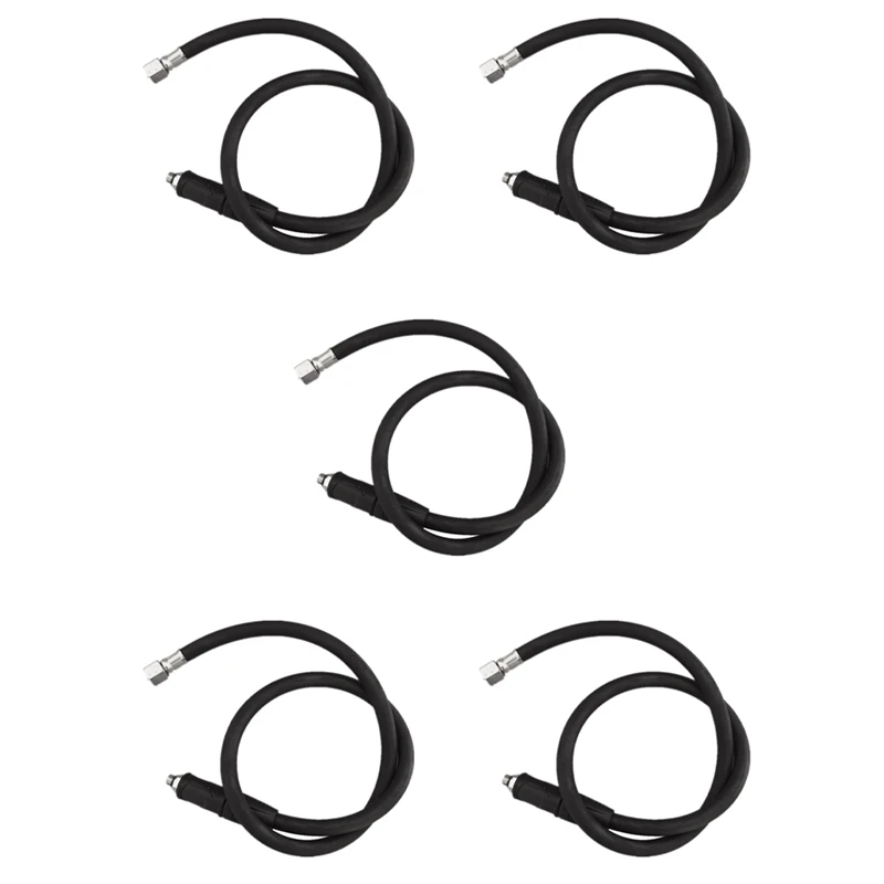 

5X Scuba Diving BCD Medium Pressure Hose Scuba Diving Regulator For 2Nd Gauge Breathing Regulator