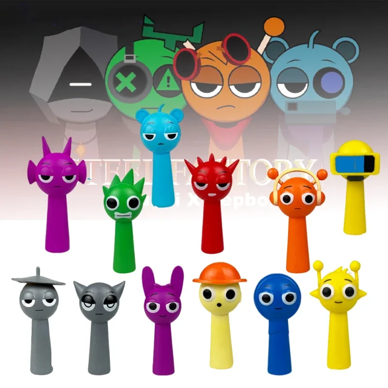 8 см Incredibox Sprunki фигурка игры Deamond Dr Harrison Qurst украшения ПВХ Kawaii модель коллекция Рождественский подарок игрушки для детей