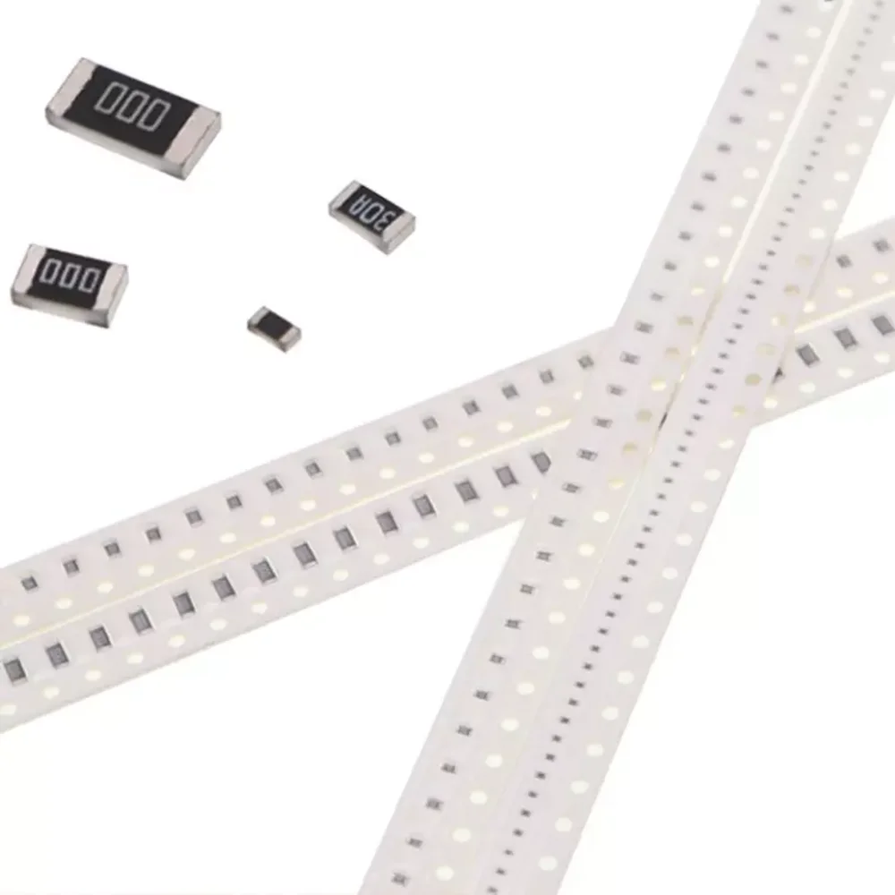 100 Uds 0603 1% resistencia SMD 0R ~ 10M Ohm 1/10W 0,1 vatios resistencias de Chip SMD 0603 (1608) 1,6*0,8mm 1R 10 100 1K 10K 100K 220R 4,7 K