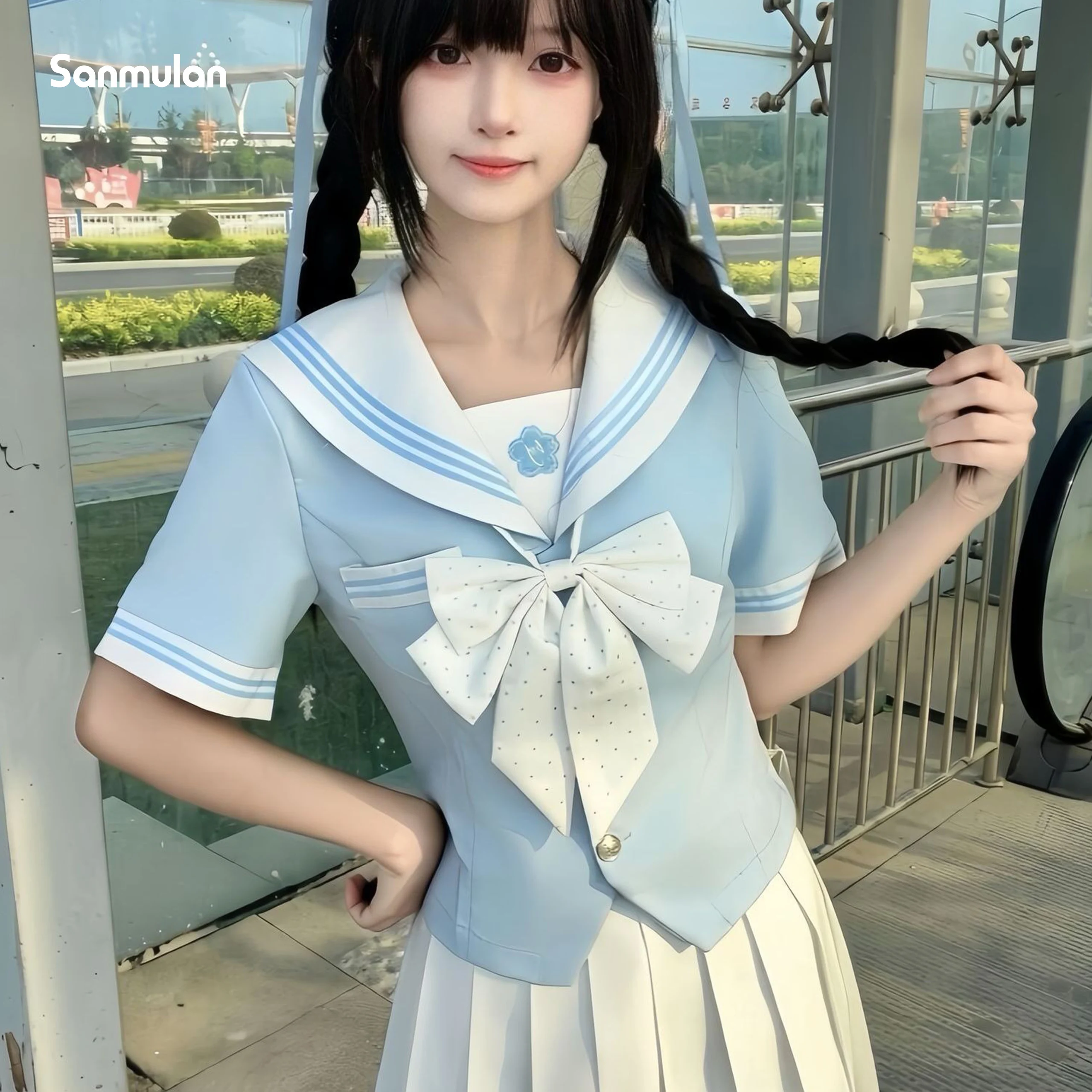 jk-blue-sailor-suit-uniform-slim-waist-short-sleeve-japanese-style-set-school-supplies-cute-college-style-for-female-students