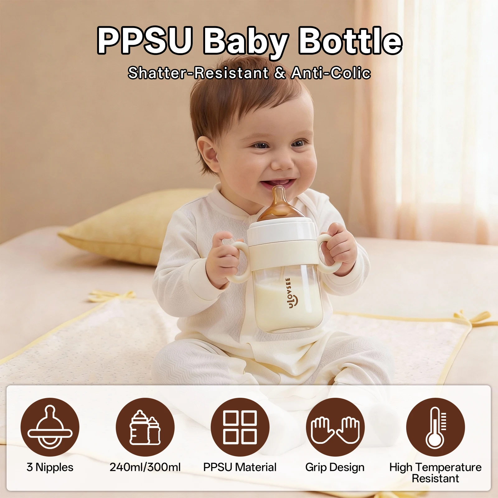 PPSU Infant Bottle Convertible - Training Cup Straw 评论和价格