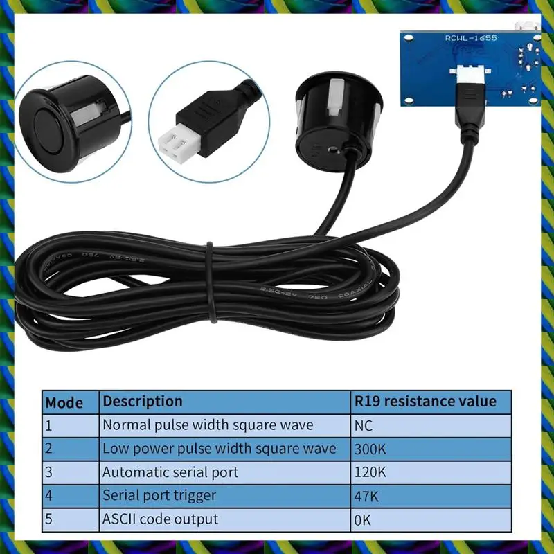 Ежедневно 2 шт. ультразвуковой датчик расстояния для измерения расстояния, предотвращение препятствий, промышленное управление HC-SR04T