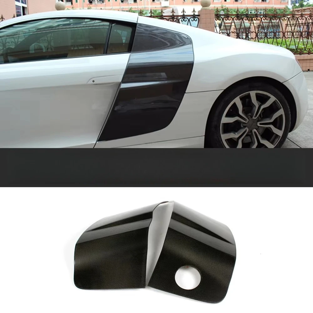 Carbon Fiber Side Panel Blades Trim for R8 V10 Spyder Convertible 08-15