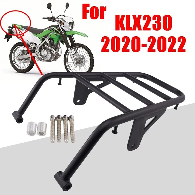 For Kawasaki KLX230 KLX 230 Rear Seat Luggage Rack Carrier Rack Top Box Shelf Support Holder Bracket Motorcycle Parts