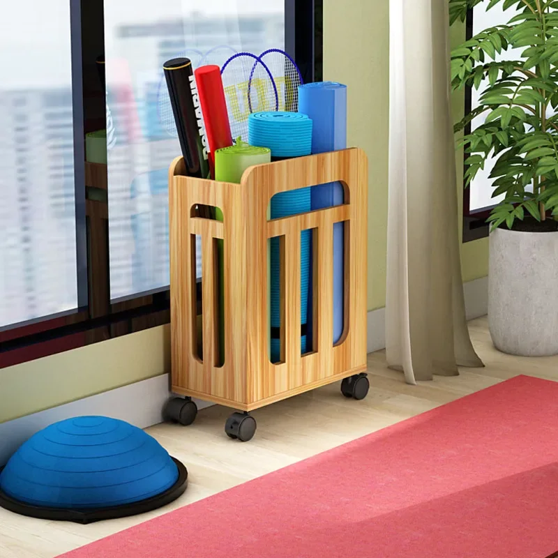 Exercise Equipment Storage Baskets Yoga Mat Badminton Racket Take in Bucket Home Portability High-capacity Children's Toys Bins