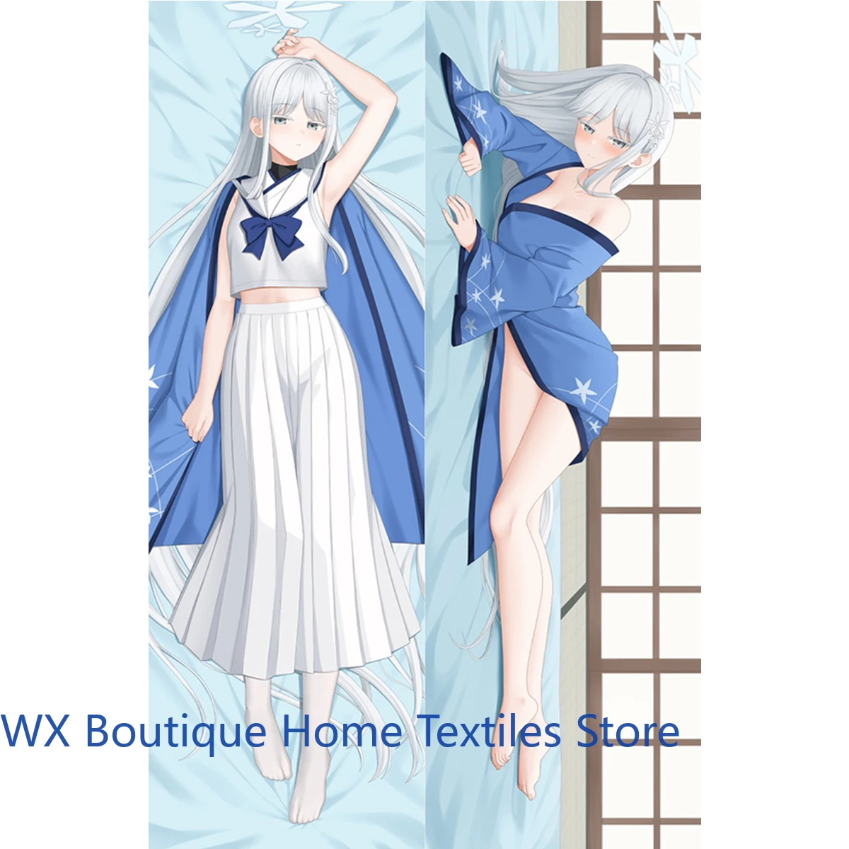 

Nagusa Miroe‌ Waifu Dakimakura Cover Anime Adult Otaku Long Life Size Hugging Equal Body Pillow Case