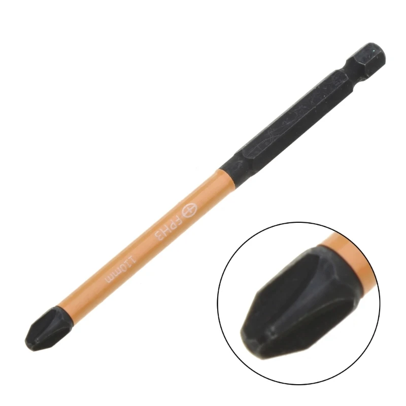 Screwdriver Bits for Electrical Work Phosphating Black Finish