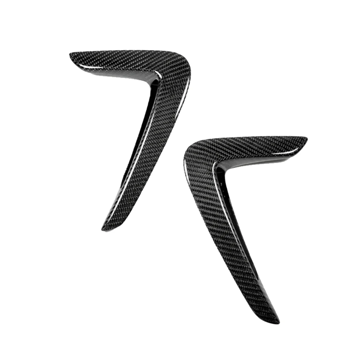 1 Pair Real Carbon Fiber Car Fender Trim Air Wing for BMW F32 F33 F36 2014-2020 Side Body Air Vent Cover Intake Grille