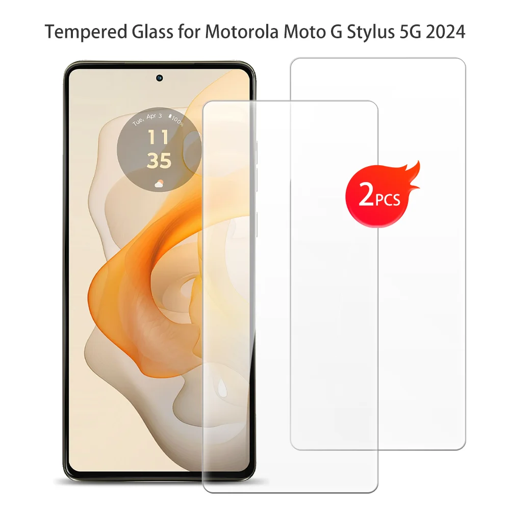 For Motorola Moto G Stylus 5G 2024 Tempered Glass Protective Screen Protector Smart Phone Cover Film