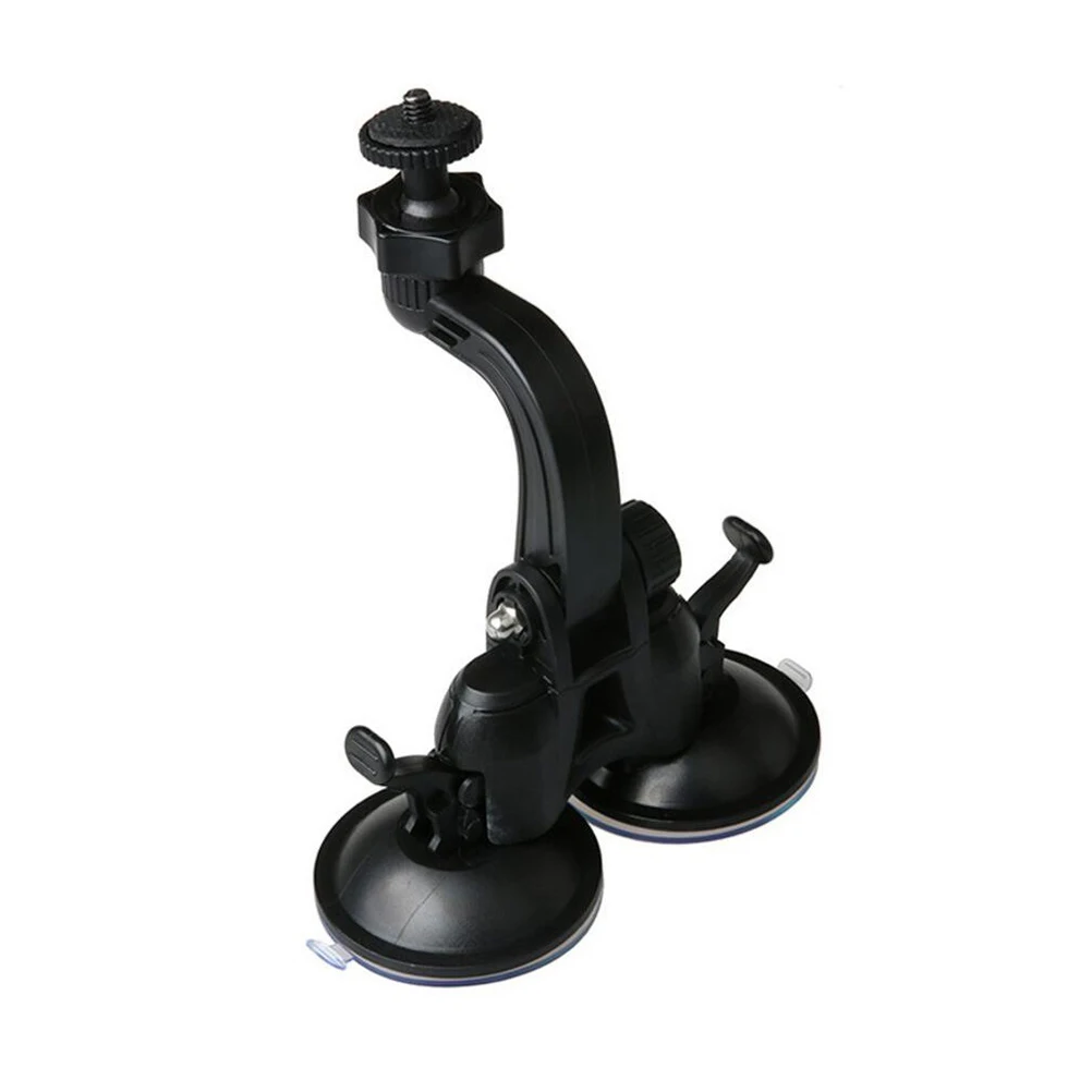 

Universal Double Suction Cup Holder for Car Driving Recorder Action Camera 180 Degree RotationBracket Easy Install Removal ABS
