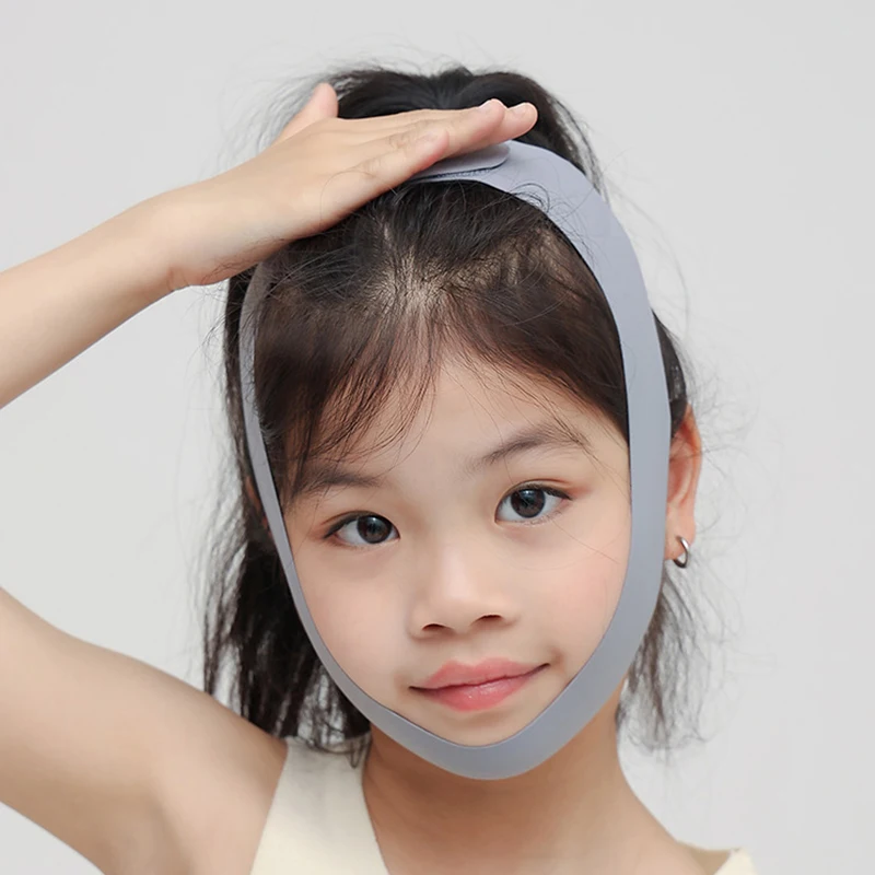 Reusable Face Slimming Bandage V Line Face Shaper Children\'s Chin Cheek Lift Up Belt Facial Massage Strap Face Skin Care Beauty