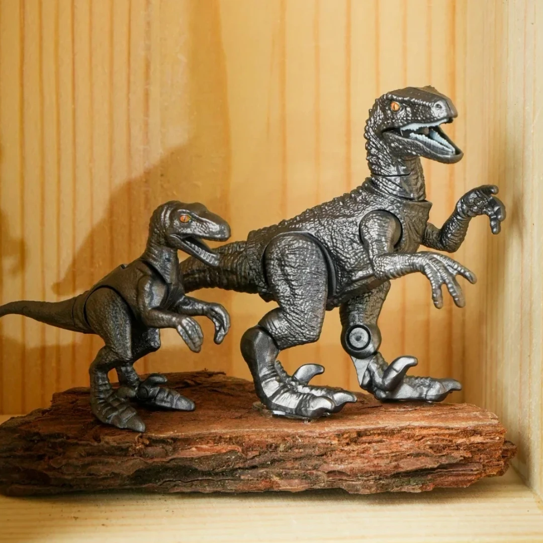 Blokees Nature Collection Jurassic World Dinosaur - Set da costruzione con film T-Rex e Velociraptor, modello regalo accurato