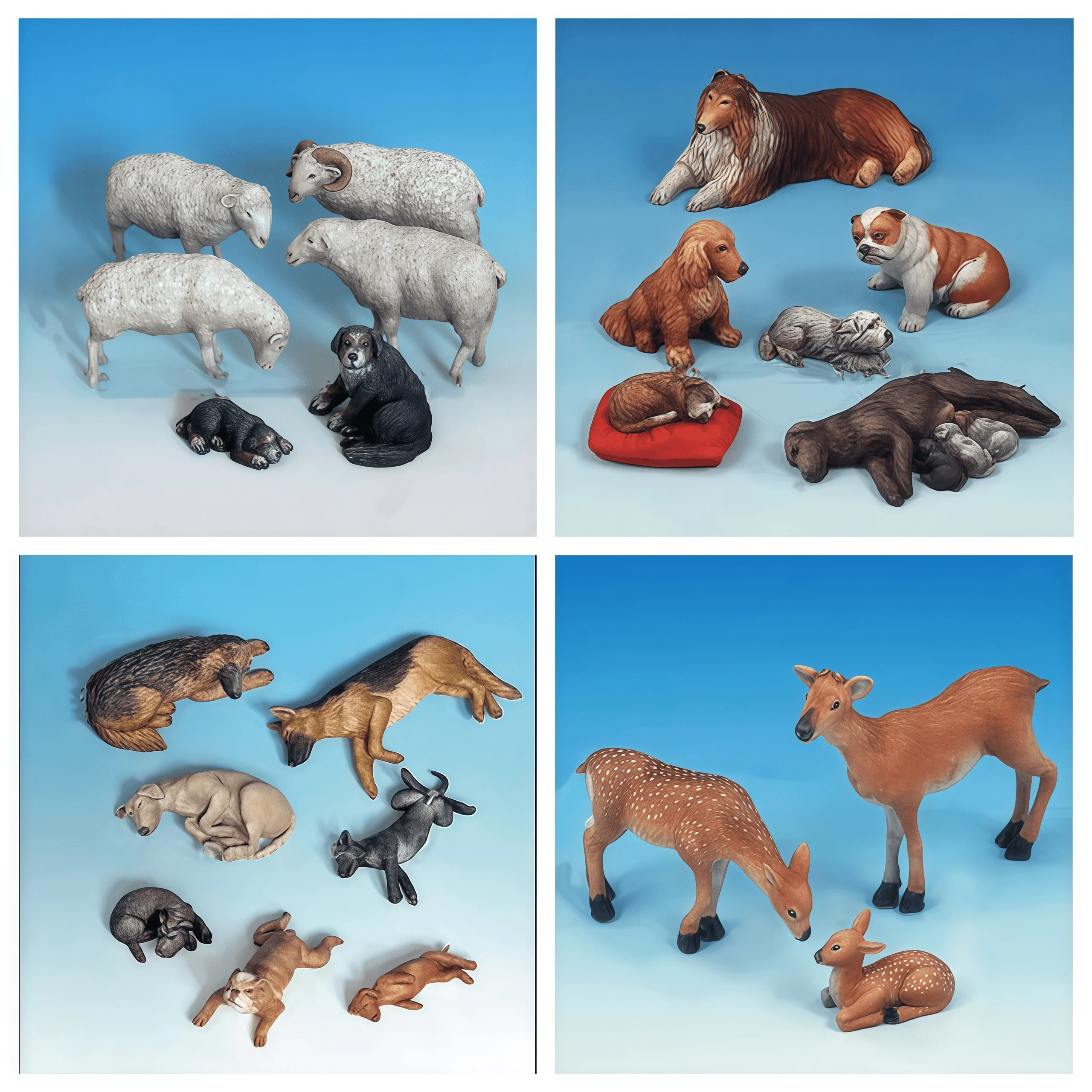 

1/35 комплект персонажей из смолы Gk, модель для изготовления сцен, модель мелкого животного, неокрашенный комплект для сборки