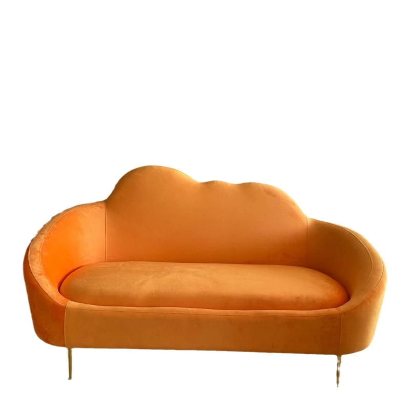 

Light luxury fabric cloud lazy sofa wedding sofa chair shop club small apartment leisure