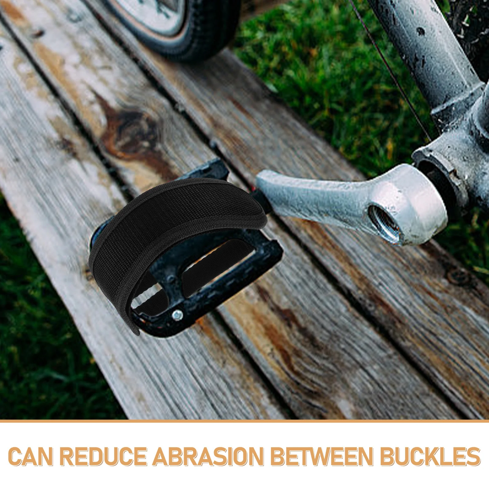 

4Pcs Nylon Bike Pedal Straps Adjustable Fixed Gear Mountain Toe Strap Pedals Strong Pedal Straps Bike Toe Straps，strap Pedals