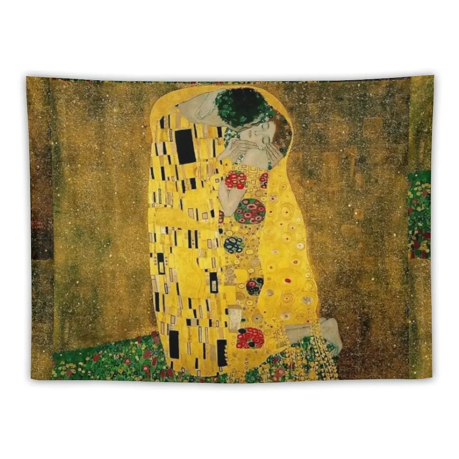 

The Kiss by Gustav Klimt|Liebespaar - The Lovers Tapestry Decor Home Things To The Room Tapestry