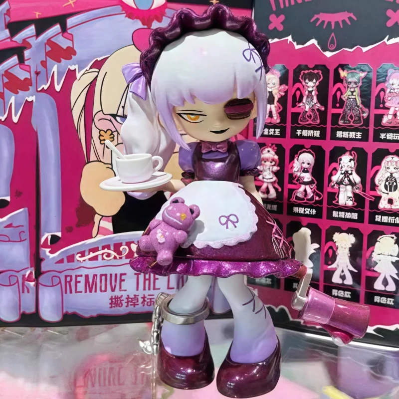 

Disease Girl 、Generation Tear Off Label Series Blind Box 2nd Dark Style Cute Trendy Toys Mystery Bag Decor Desktop Ornament Gift