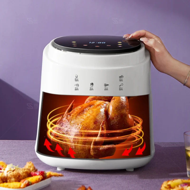 Air fryer Large capacity 6L 8L smart electric fryer Gift fries machine