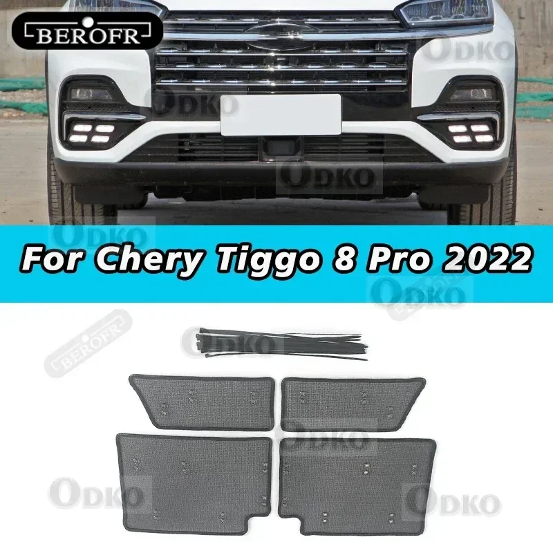 

Accessories Car-styling Front Grille Insect Screen Body Protection Cover Kit For Chery Tiggo 8 Pro 2022 Front Grille Net Covers