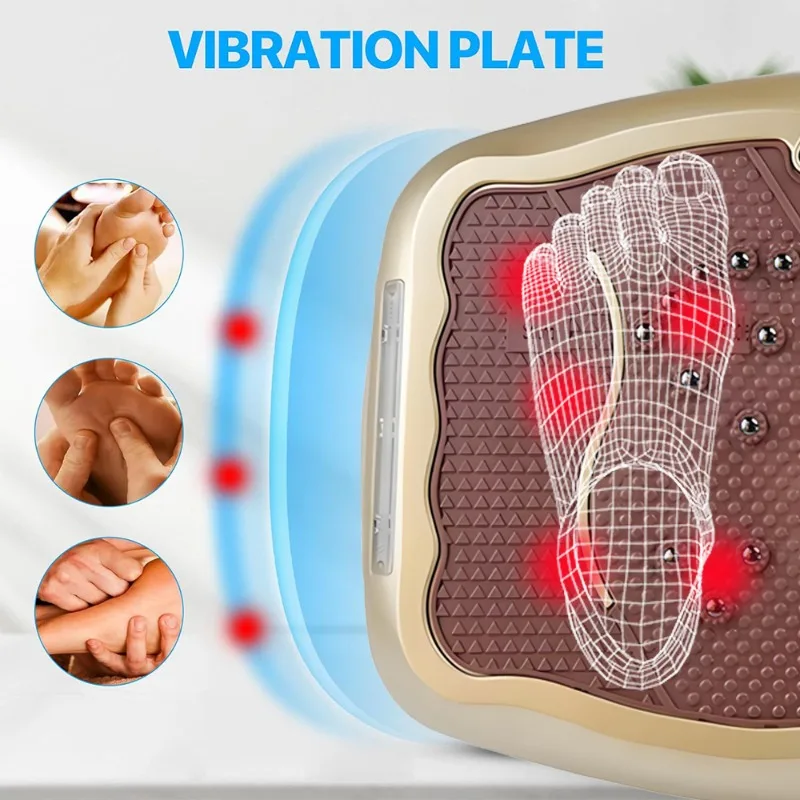 كامل الجسم المنزل معدات اللياقة البدنية داخلي الاهتزاز العمودي تهتز ممارسة لوحة رائجة البيع #4