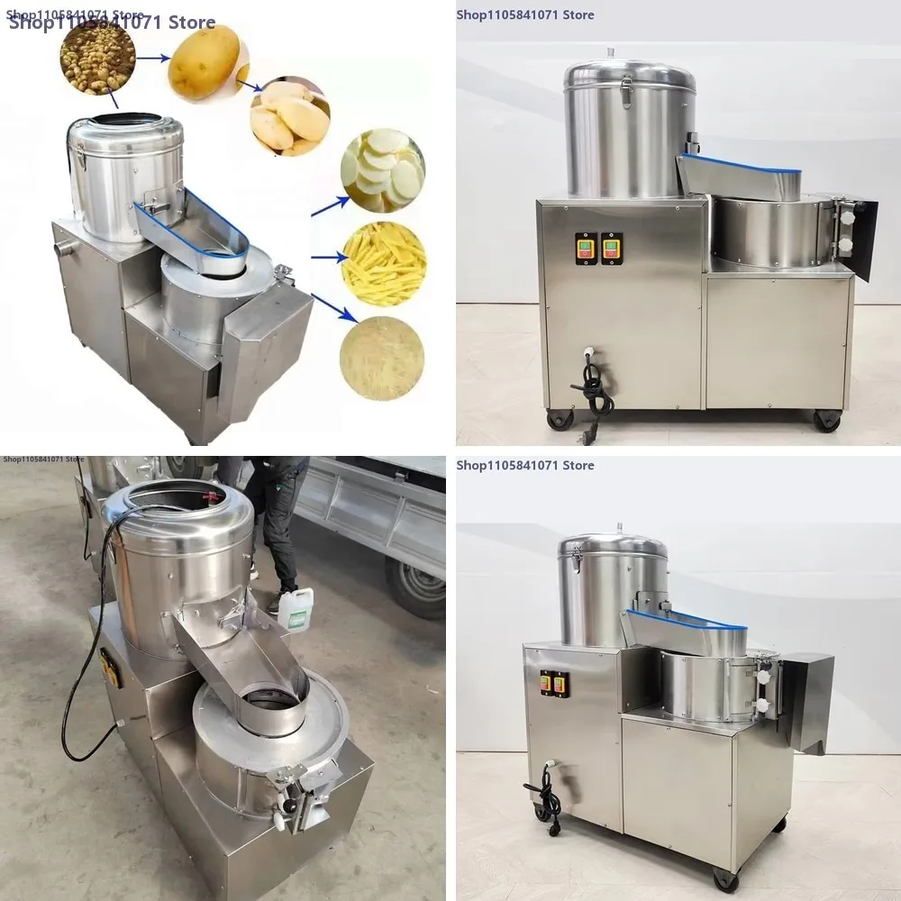 Commercial Electric Taro Carrot Potato Peeler Washer Machine Small Industrial Restaurant Vegetable Skin Remover